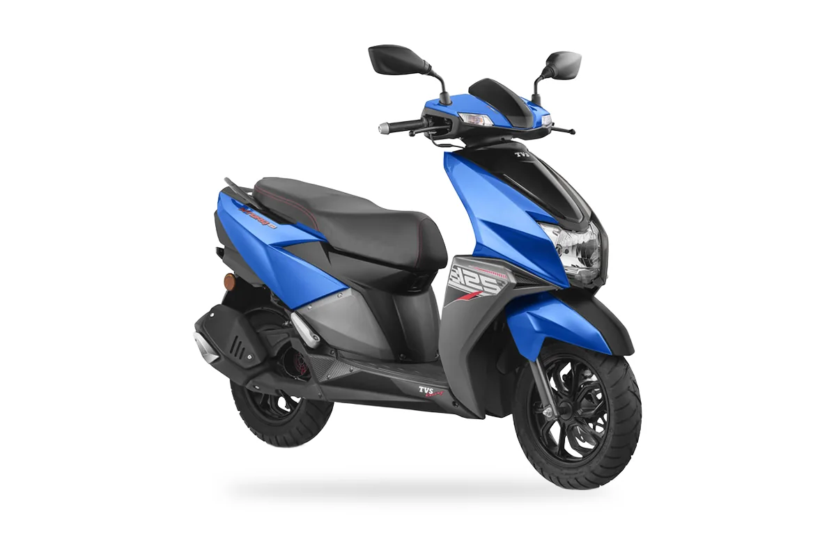 TVS NTorq 125, vista lateral