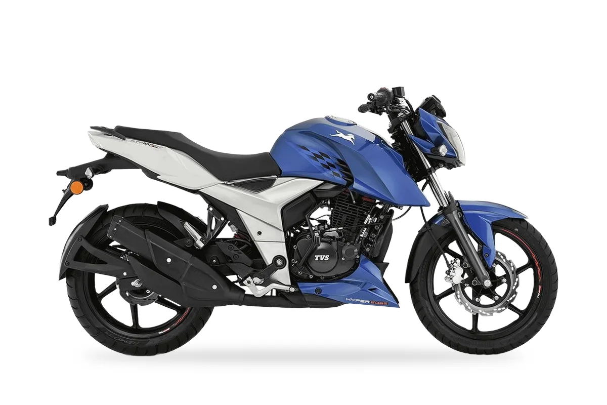 TVS Apache RTR 160 4V, vista lateral