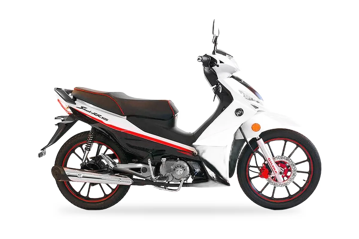 Gilera Smash X125, vista lateral
